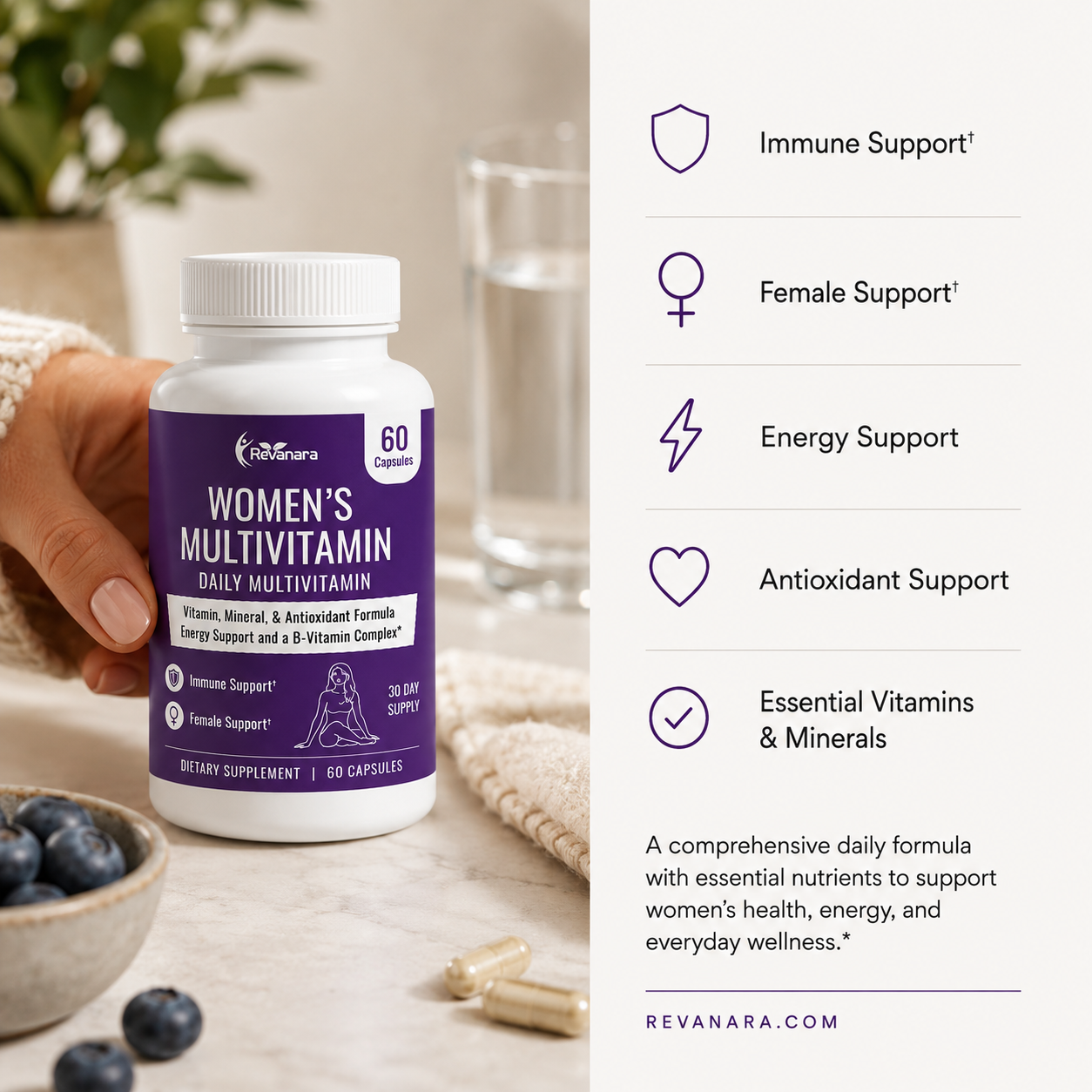 Women's Multivitamin | Daily Nutritional Support for Women