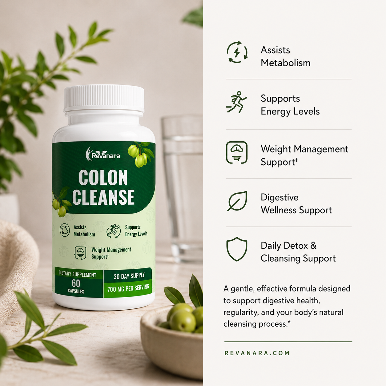 Colon Cleanse | Digestive & Wellness Support Formula