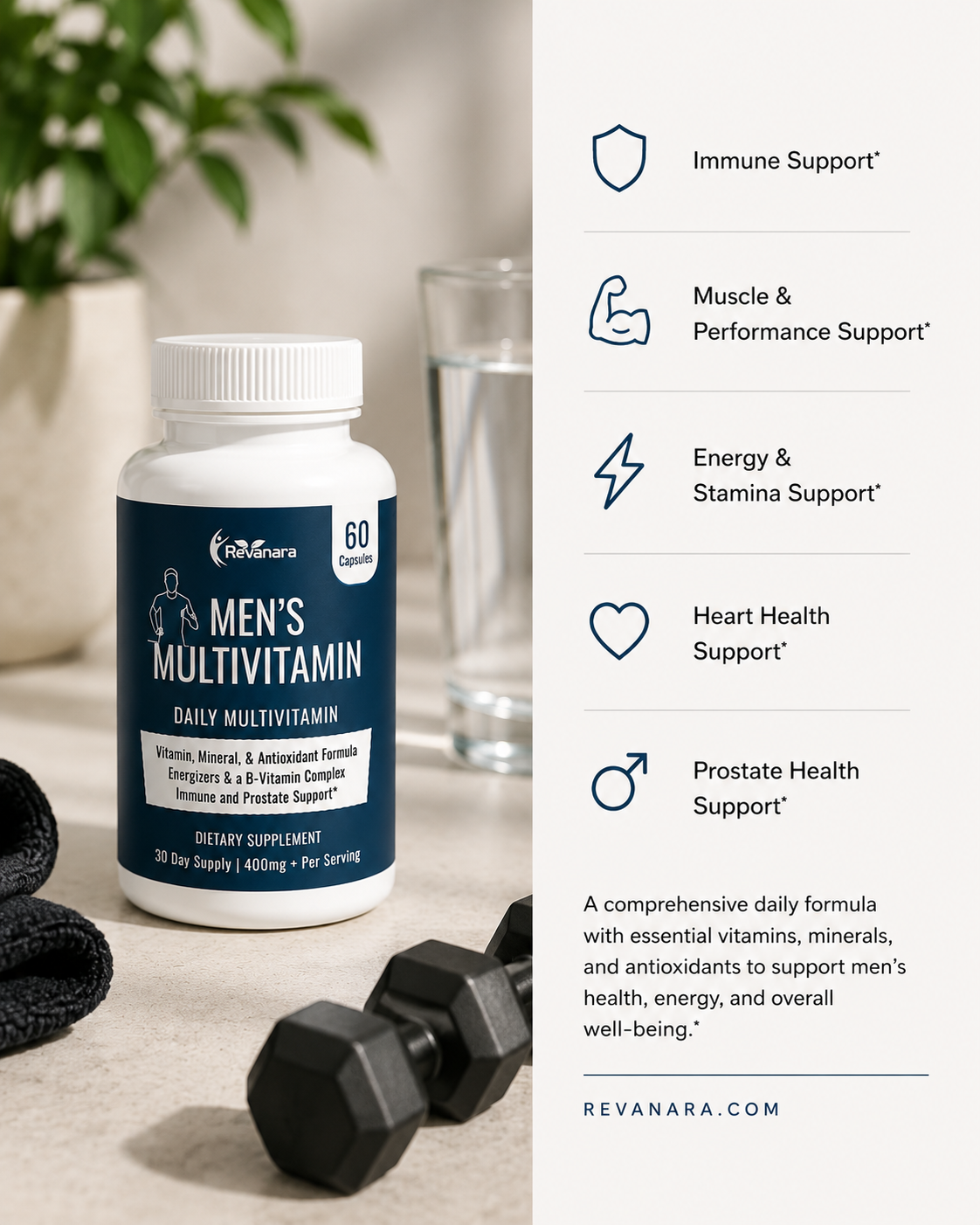 Men's Multivitamin | Complete Daily Vitamin & Mineral Support